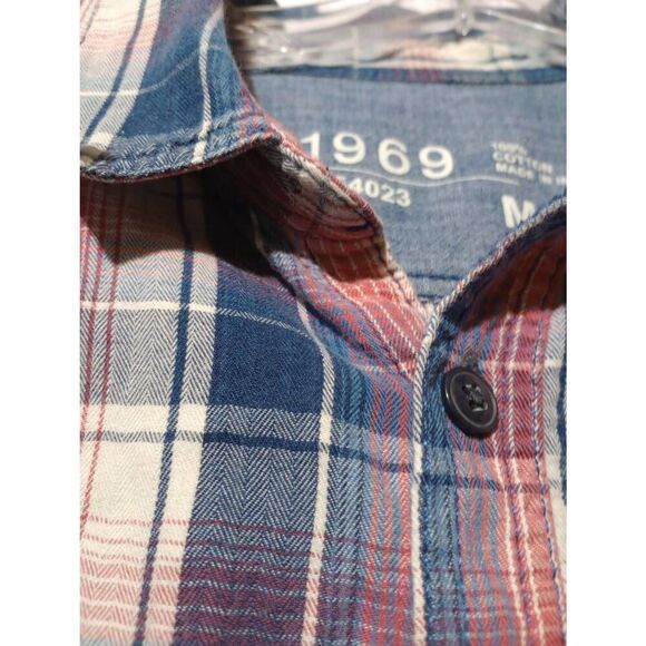 Gap Shirt Men's Medium Flannel Button Front Long Sleeve - Picture 8 of 8
